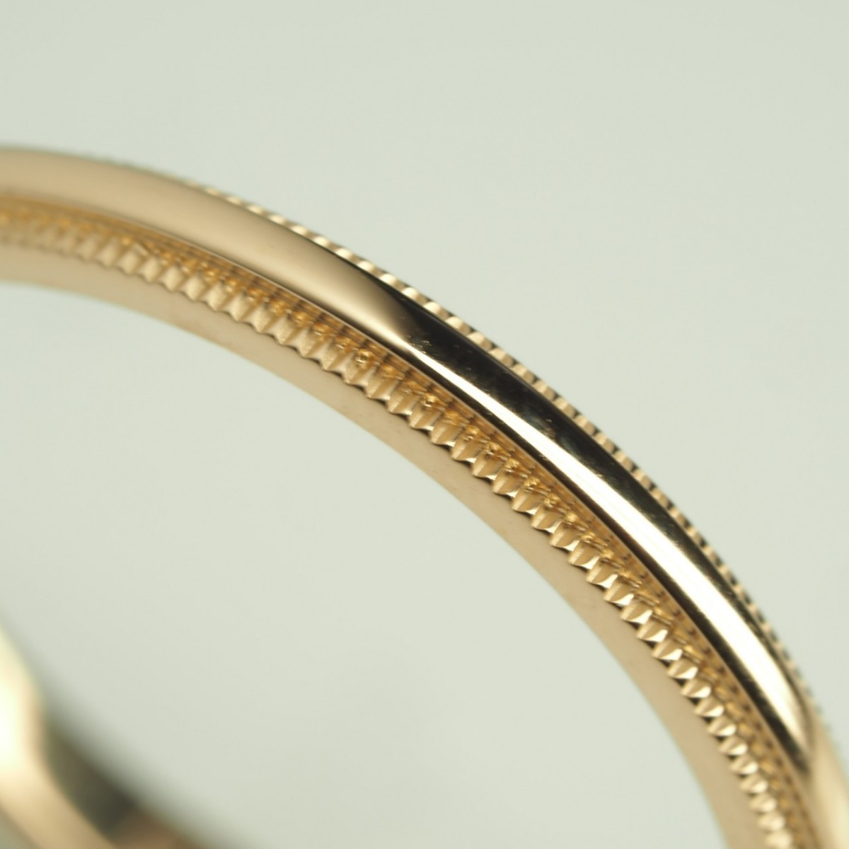 ○TIFFANY&Co. ティファニー K18PGミルグレインリング ご希望の方に