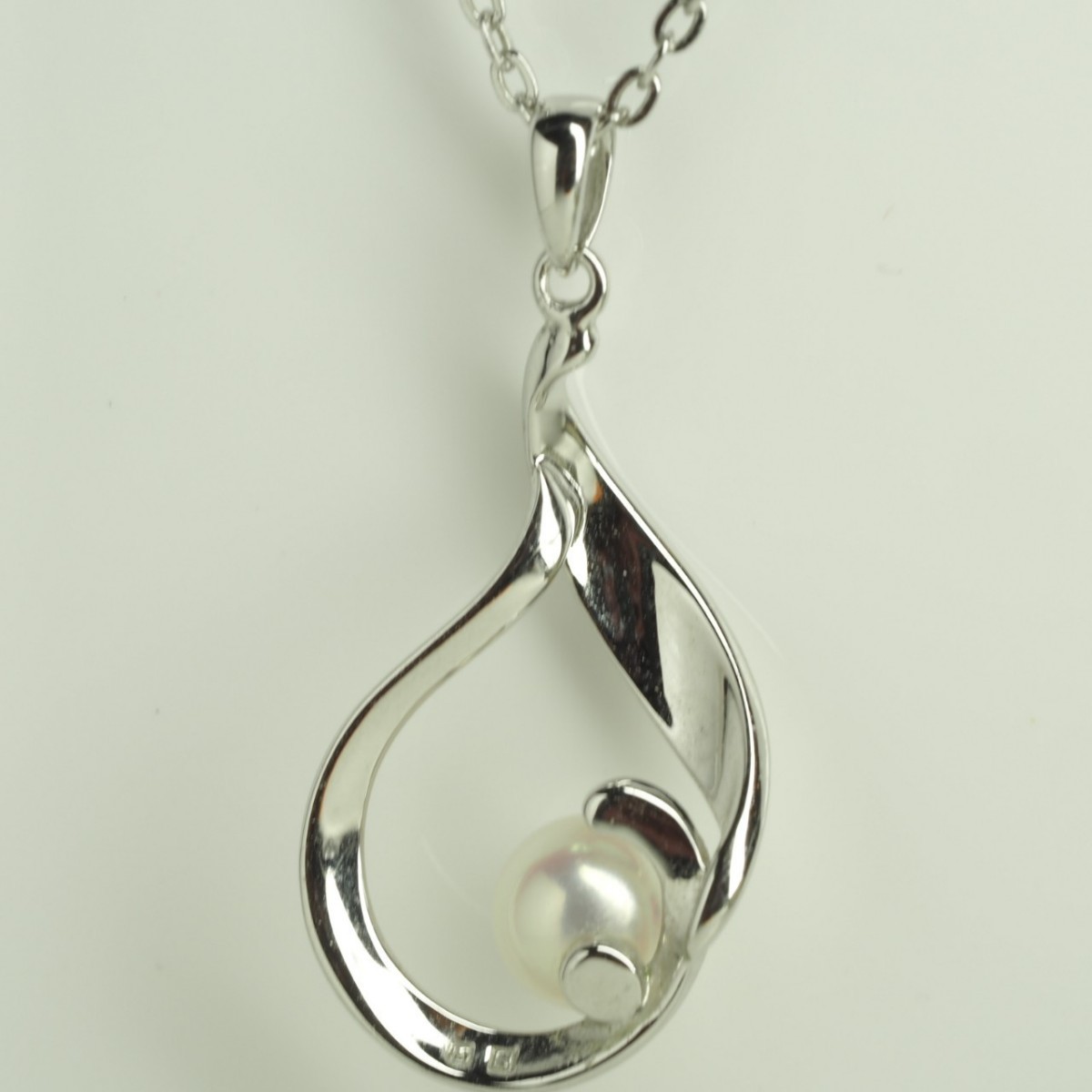 MIKIMOTO ミキモト 天然アコヤ本真珠 ネックレス ペンダント シルバー