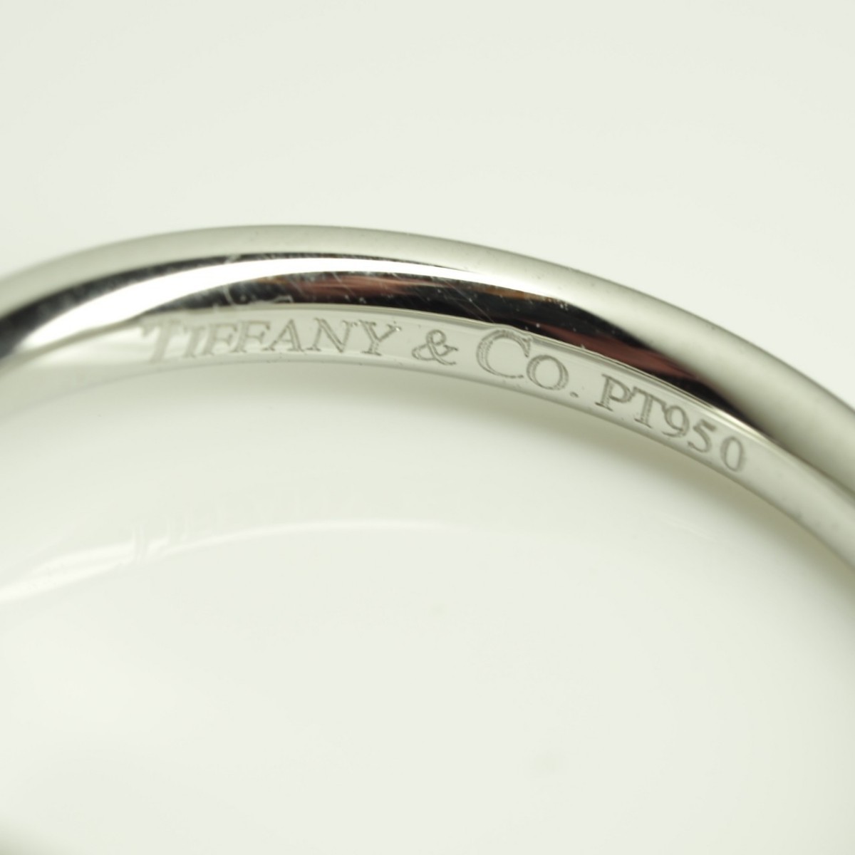 ○TIFFANYCo. ティファニー 天然ダイヤモンド9Pカーブドリング ご希望