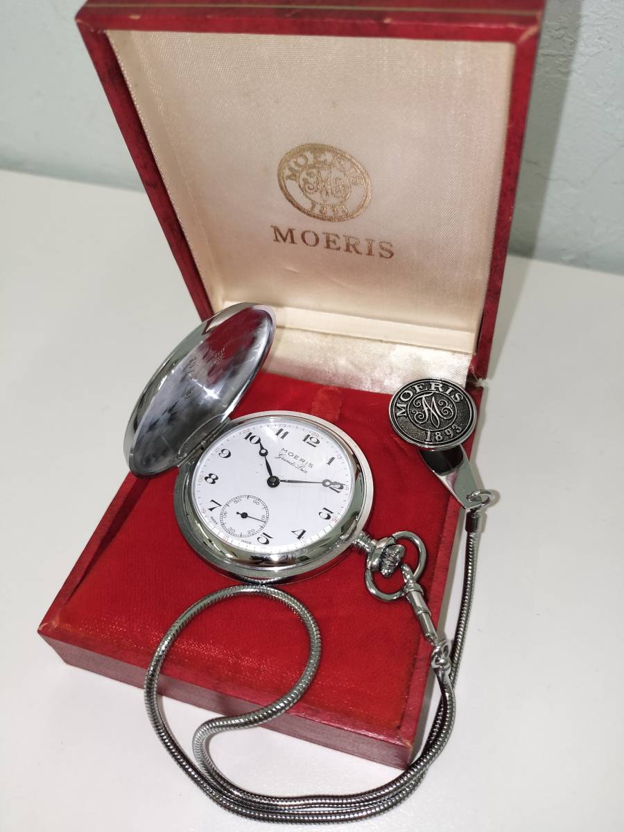稼働品】MOERIS GRAND PRIX 手巻き 懐中時計 モーリス グランプリ