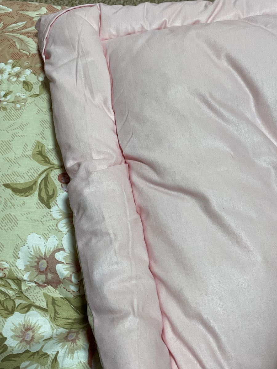 肌布団　メキシコ綿100％ 140×190cm 日本製　ピンク色