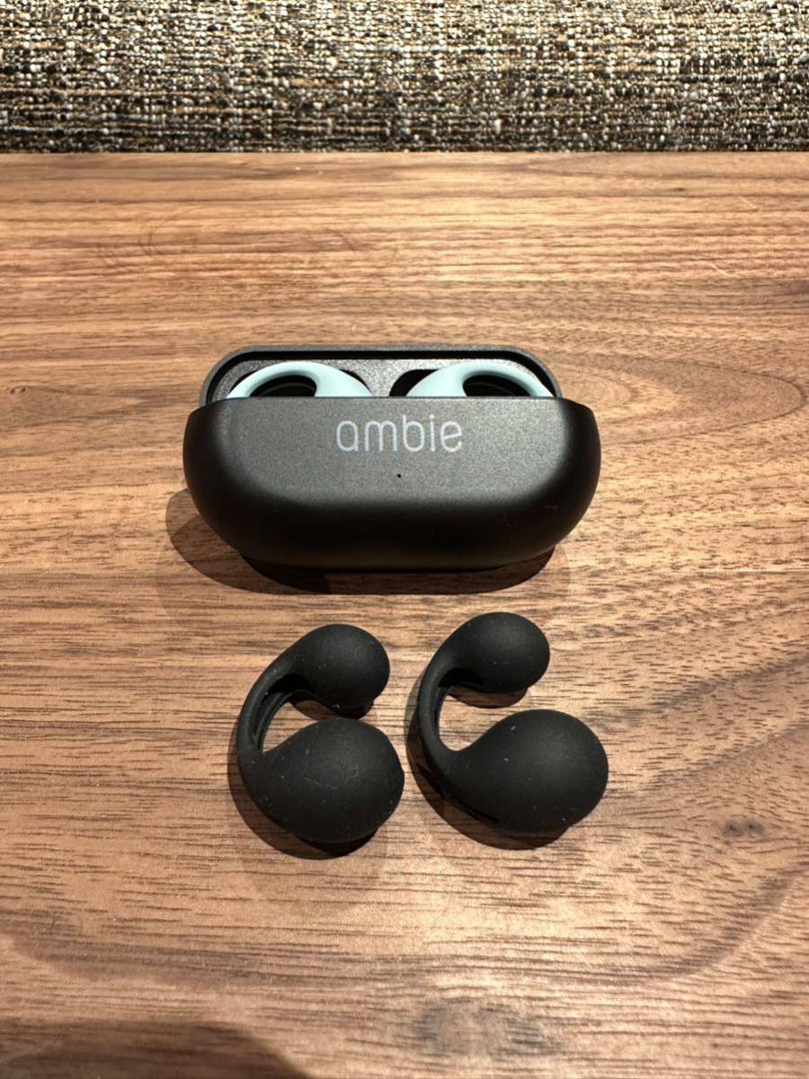 Ambie AM-TW01(黒)|アンビーbluetoothイヤホン イヤフォン