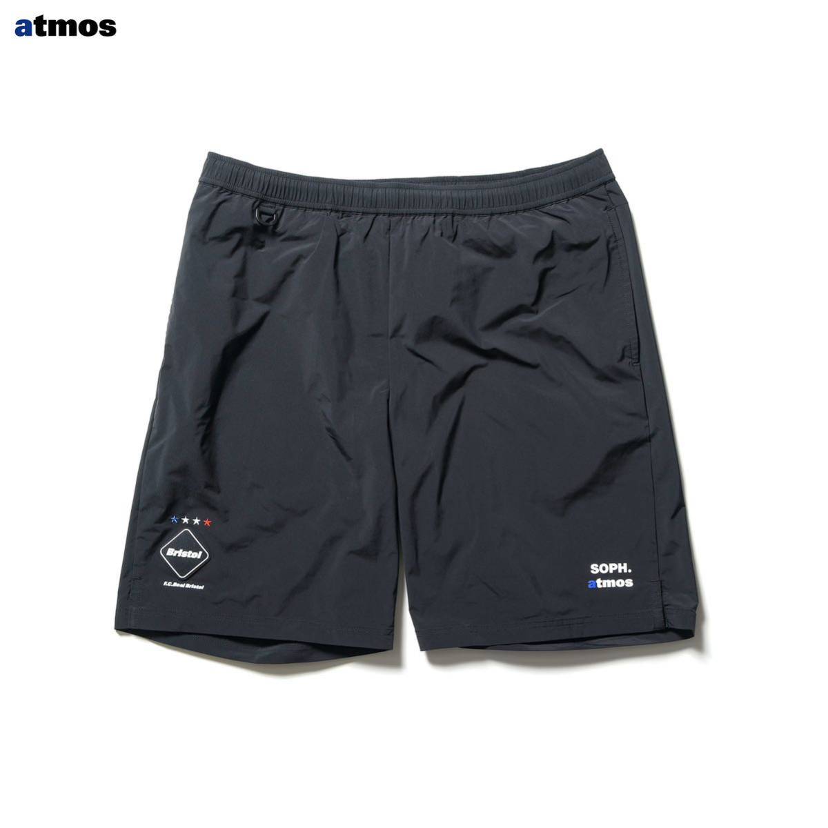 M 新品 送料無料 FCRB 22SS atmos PRE MATCH SHORTS BLACK SOPH