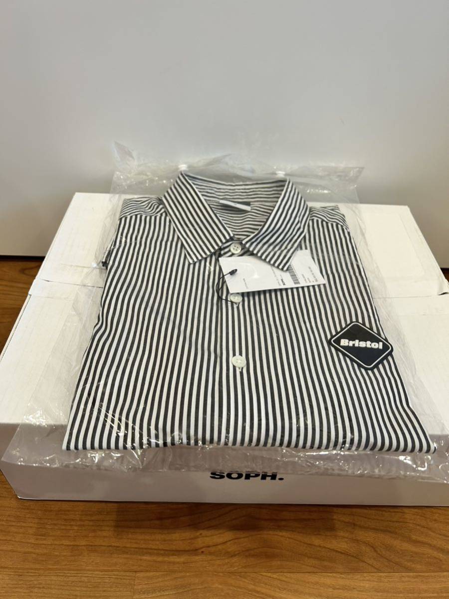 M 新品 送料無料 FCRB 23SS BIG LOGO S/S BAGGY SHIRT BLACK SOPH