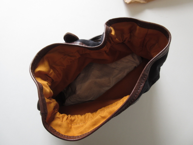 2021-2022 CLEDRAN /kre gong n81-5357 CLE PURSE MESH TOTE BLACK×CHOCO * leather mesh bag handbag original leather 