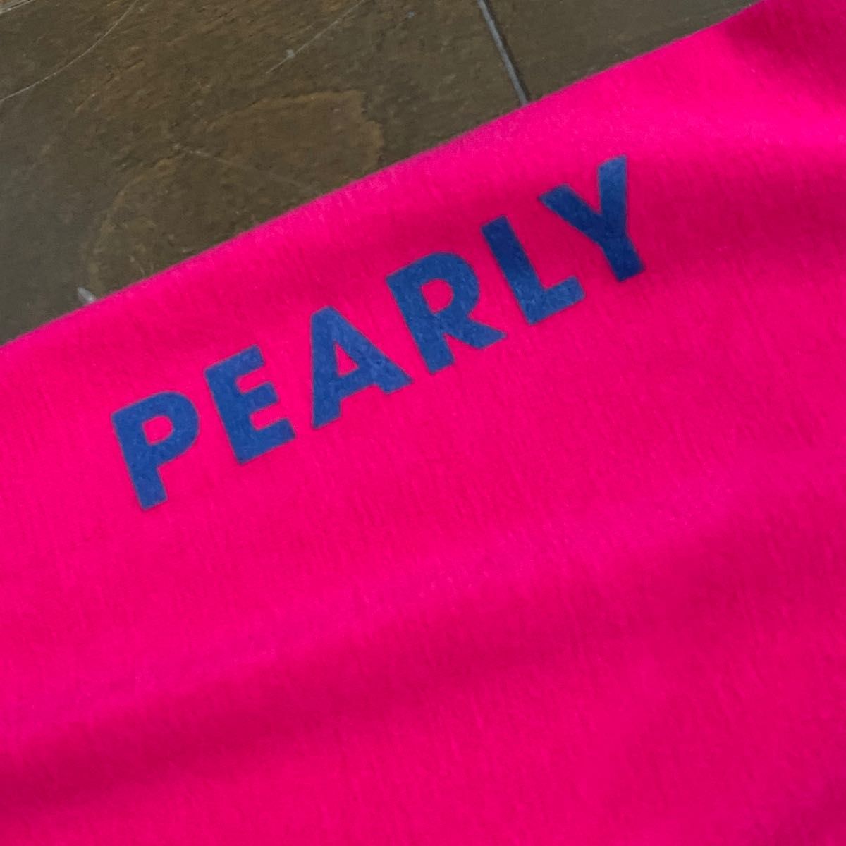 さらにお値下げ★秋冬物★パーリーゲイツPEARLYGATES蓄熱長袖シャツ美品★ショッキングピンク★サイズ0Sモックシャツインナー