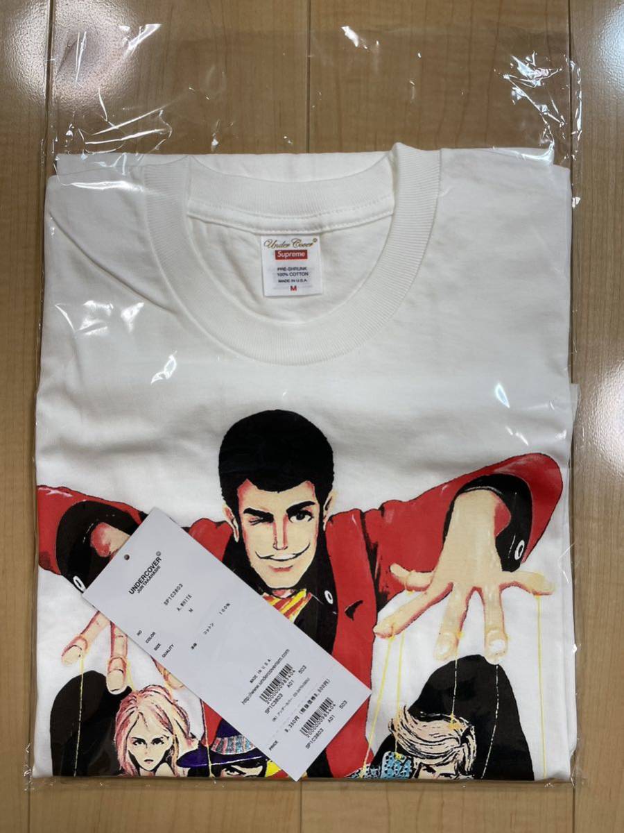 Supreme × UNDERCOVER 23SS Week6 Lupin Tee White Medium オンライン購入 国内正規 新品タグ付 シュプリーム アンダーカバー 白 Mサイズ