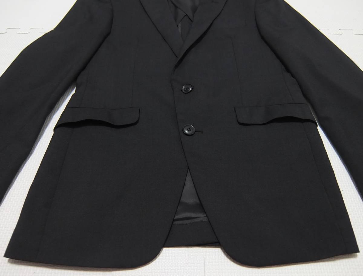 スーツセレクト 春夏 テーラードジャケット 黒 Y5 タイト目 ブレザー SUIT SELECT BLD1750_画像4