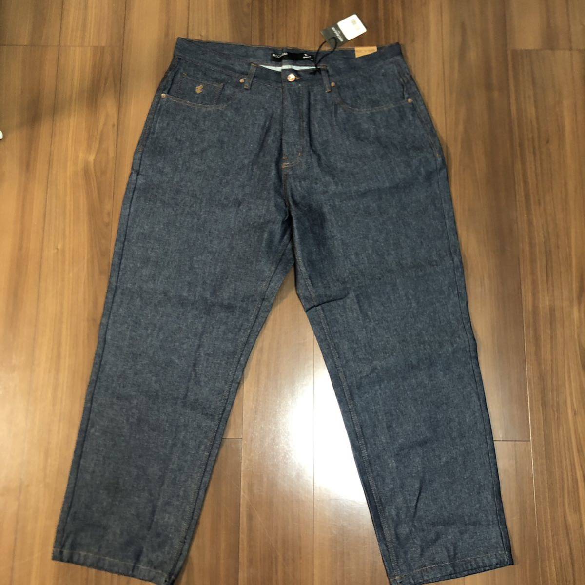 極太 ROCAWEAR ロカウェア バギーデニム W42 タグ付き R00J9969E 極太 ROCAWEAR ロカウェア バギーデニム W42 タグ付き R00J9969E