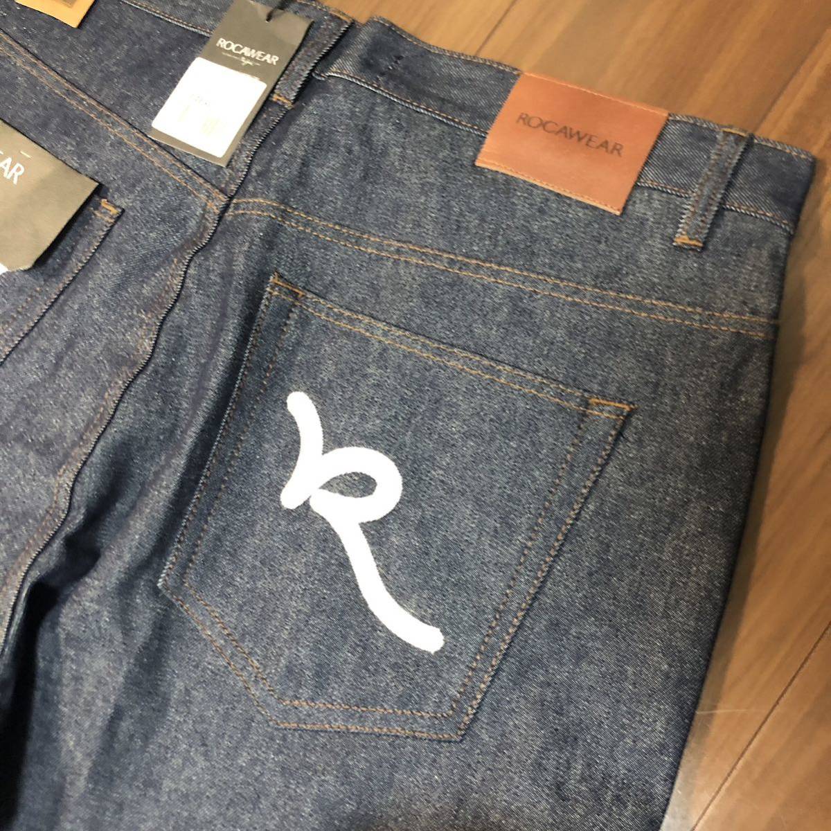 極太 ROCAWEAR ロカウェア バギーデニム W42 タグ付き R00J9969E 極太 ROCAWEAR ロカウェア バギーデニム W42 タグ付き R00J9969E