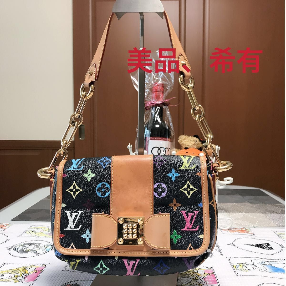 美品, ルイ ヴィトン モノグラム マルチカラー パティ チェーン 美品, ルイ ヴィトン モノグラム マルチカラー パティ チェーン