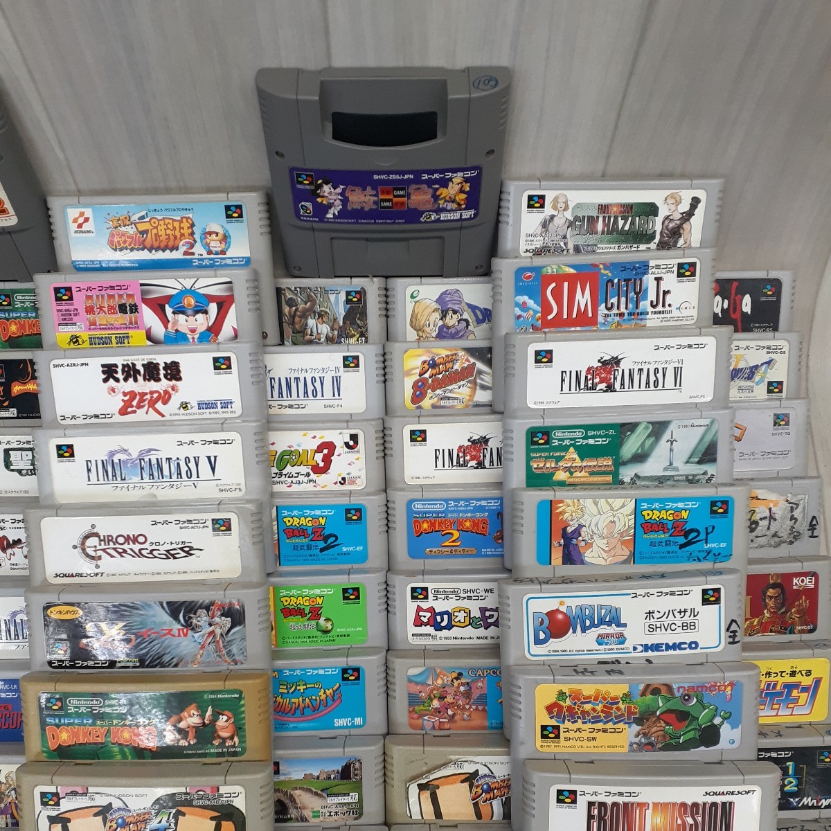 素晴らしい ジャンク品 スーパーファミコンソフト大量まとめセット