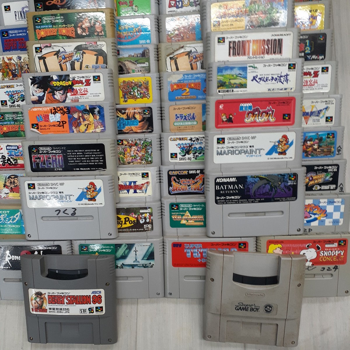 素晴らしい ジャンク品 スーパーファミコンソフト大量まとめセット