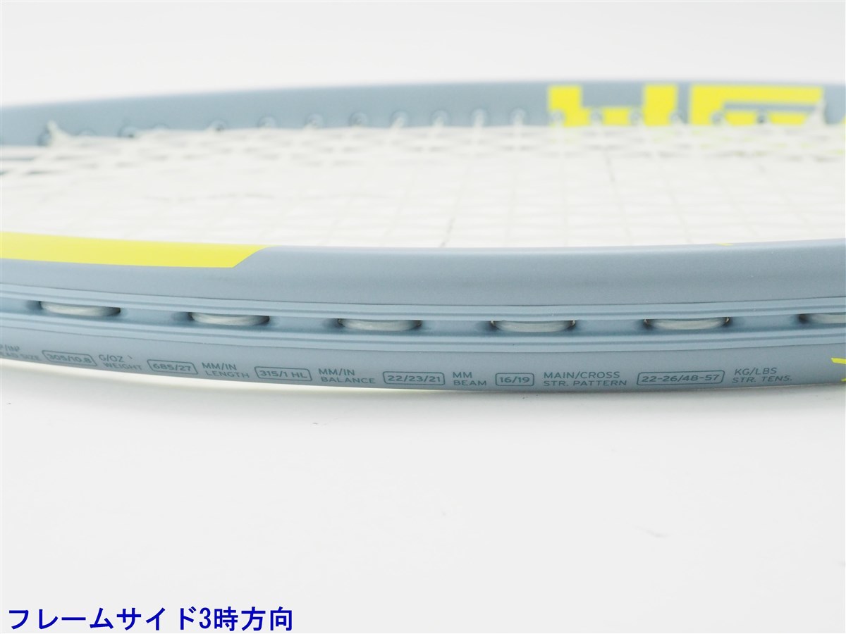 中古 テニスラケット ヘッド グラフィン 360プラス エクストリーム ツアー 2020年モデル (G2)HEAD GRAPHENE 360+ EXTREME TOUR 2020_画像8