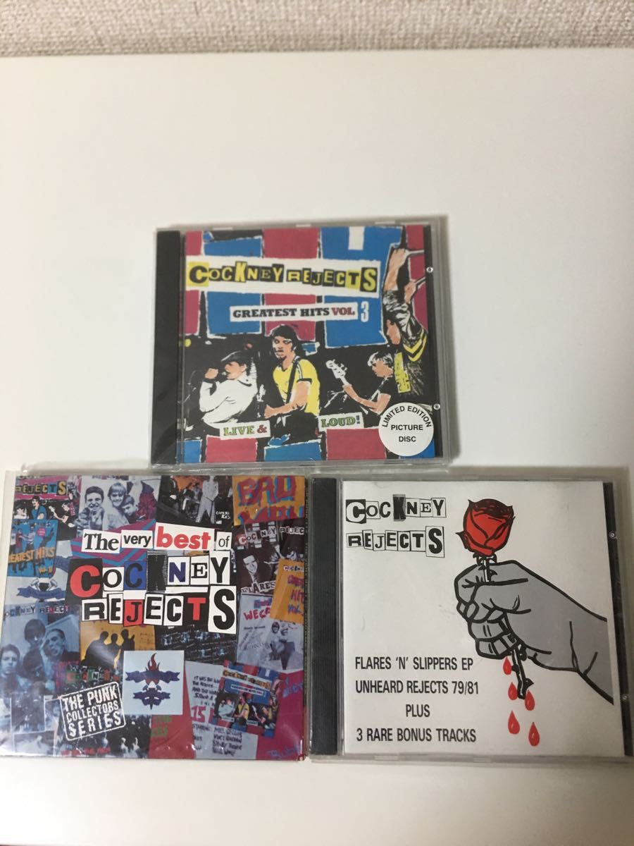 コックニーリジェクツ　Cockney Rejects   CD  ３種