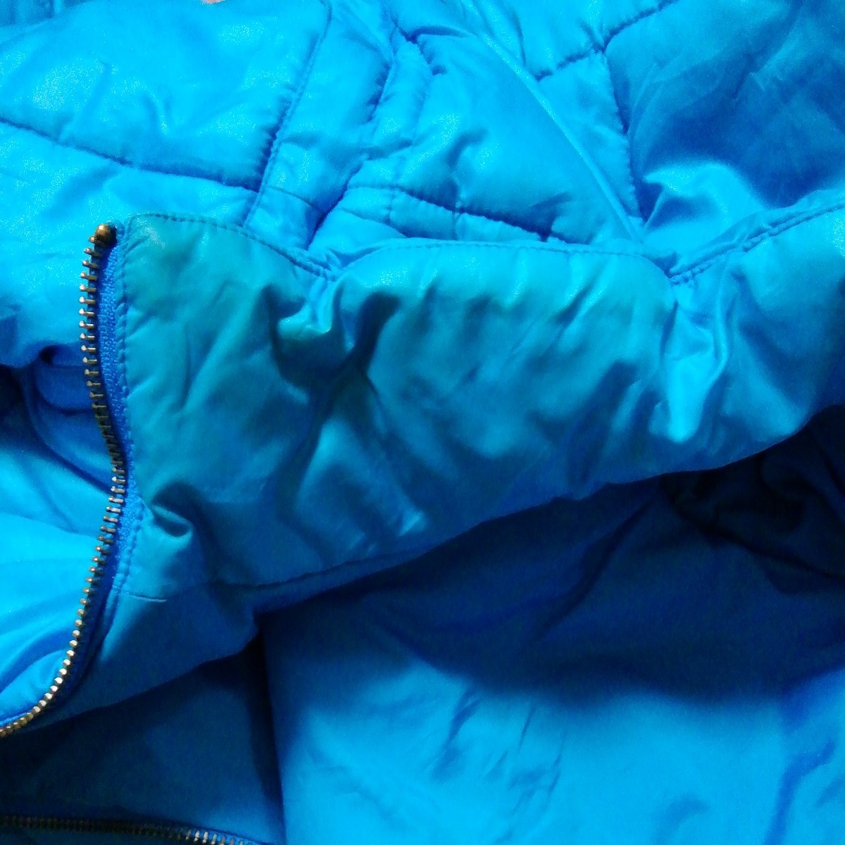 ★【古着】PUMA(プーマ)　アウター　Sサイズ　水色系　内ポケットあり　袖が着脱可能_画像9