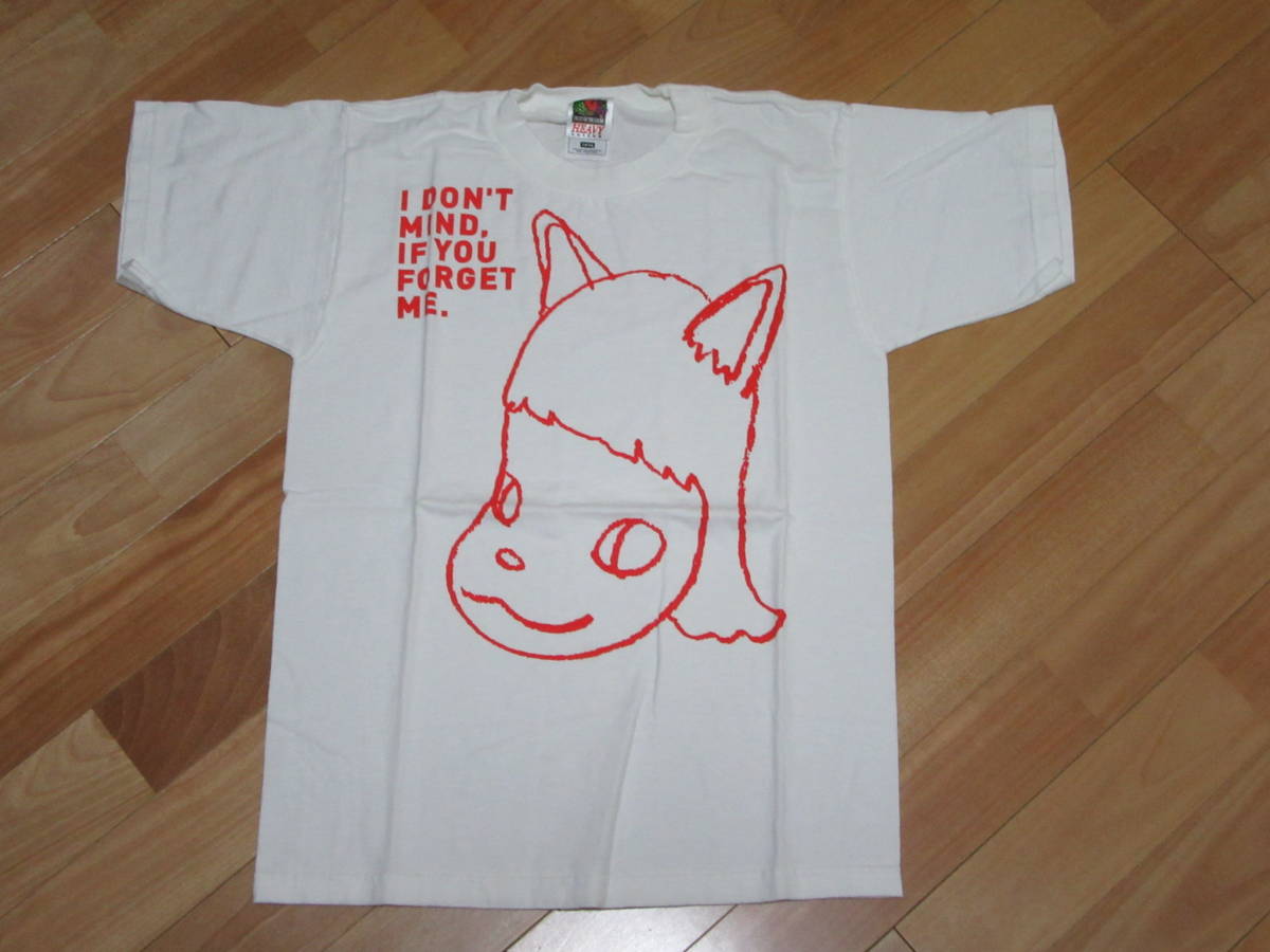  Nara beautiful . T-shirt * I DON\'T MIND.IF YOU FORGET ME exhibition * white lady's size * new goods unused 