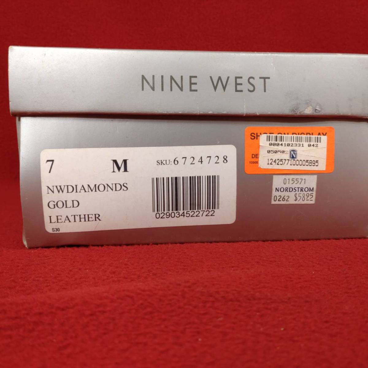 ② ナインウエスト NINE WEST ミュール 7M 日本サイズ 24cm ゴールド サンダル レディース ファッション カジュアル ナインウェスト_画像10