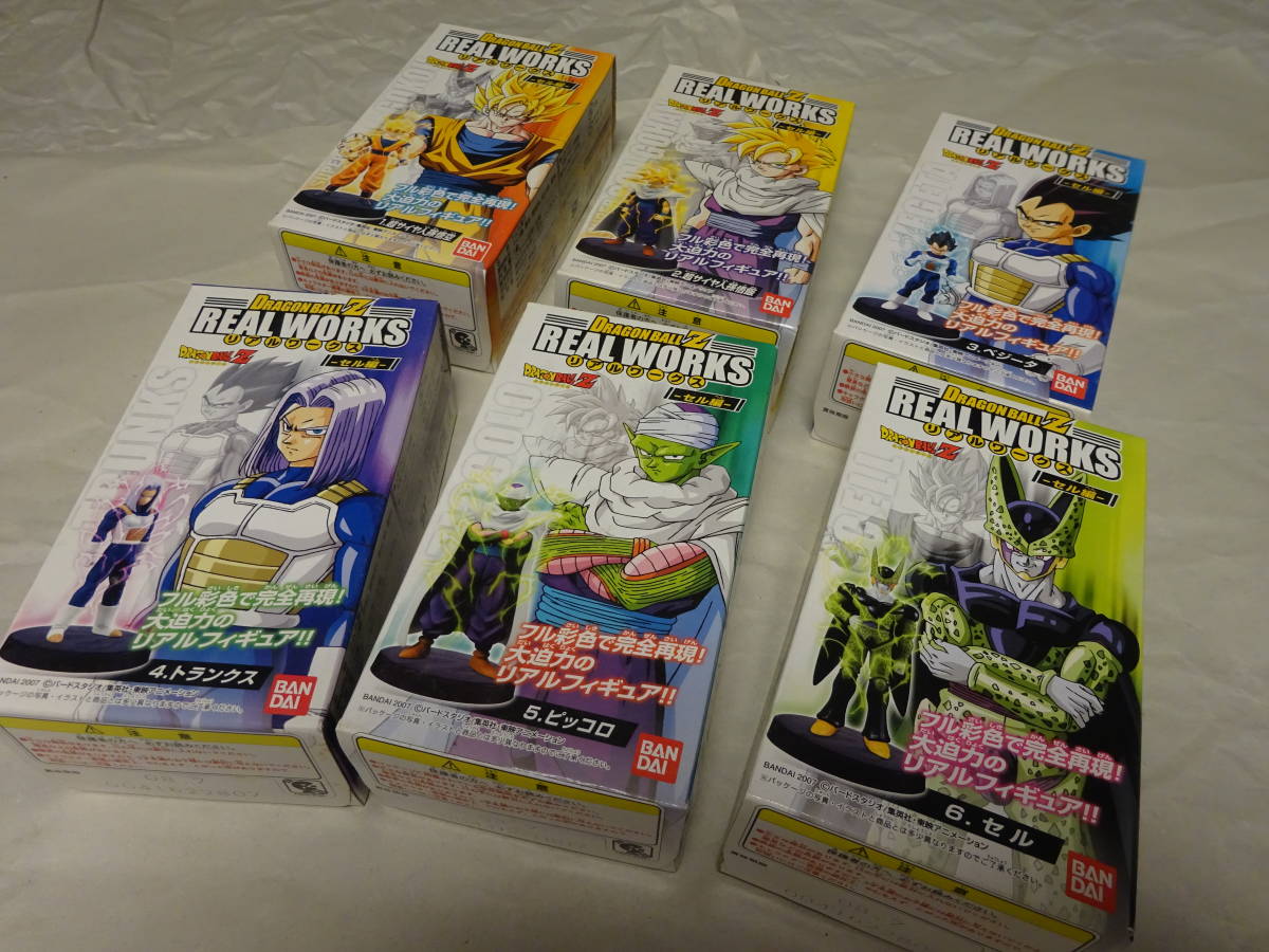 「ドラゴンボールZ」『ドラゴンボールGT」 リアルワークス　REAL WORKS ５１種 ほぼ未開封・新品 バンダイ_セル編　全６種　２００7年