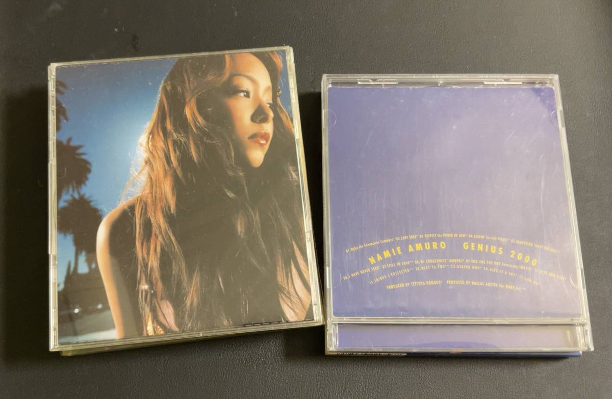 中古CDアルバム2枚セット◇安室奈美恵/GENIUS 2000/break the rules◇小室哲哉,ダラス・オースティン,Dallas L. Austin,avex,初回盤_画像2