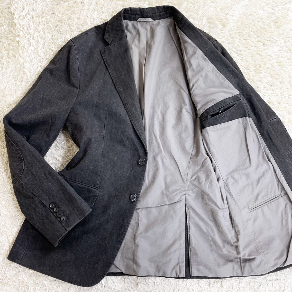 美品!希少デニム!ヒューゴボス/HUGO BOSS【コットン×エルボーパッチ