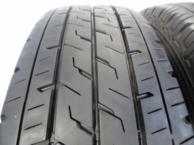 【福島発】195/80R15 107/105N LT★8-8.5分山 ブリヂストン ECOPIa R710 2020年製 4本 中古 ノーマル【送料無料】FUK-D10388★夏_画像2