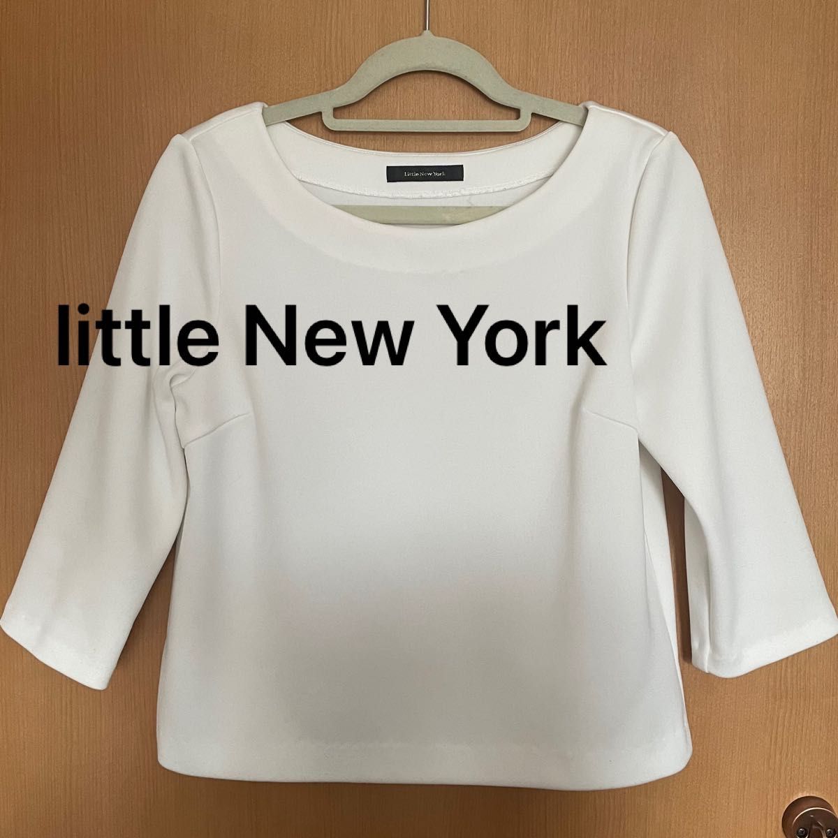美品 Little New York ホワイト カットソー 七分袖｜PayPayフリマ