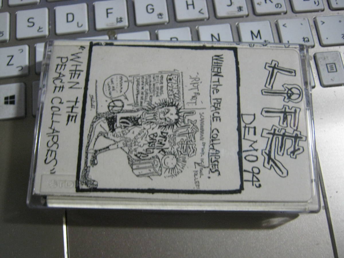 LIFE life / DEMO \'94 -WHEN THE PEACE COLLAPSES demo tape Frigora Effect Antiauthorize Nukey Pikes Abraham Cross Disclose Hazard