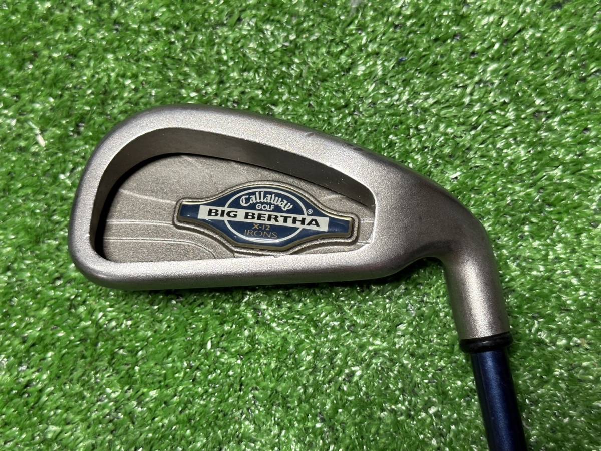 SAI-3423　中古　単品アイアン　Callaway キャロウェイ　BIG BERTHA　X-12　5番アイアン　カーボンシャフト　Flex R_画像1