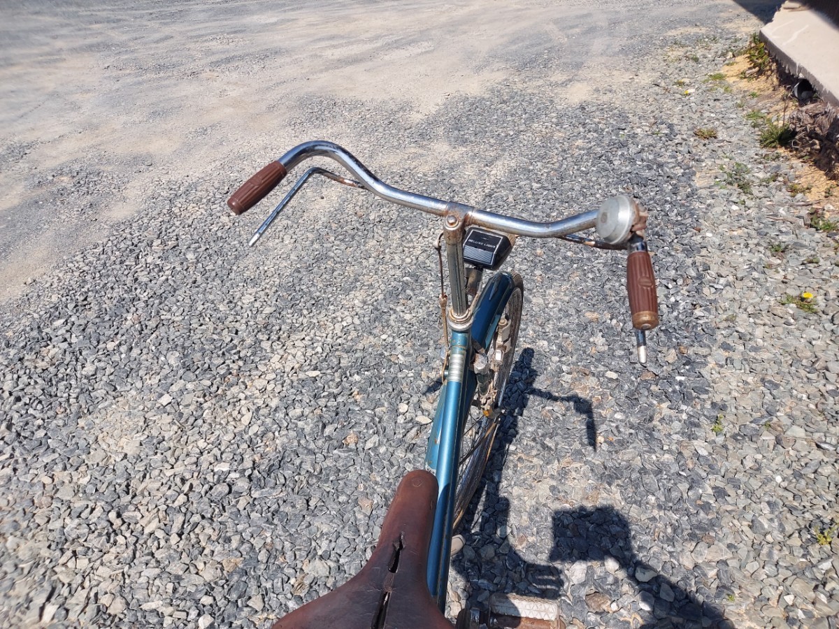 ゼブラ自転車 昭和レトロ 実用車運 搬車ヴィンテージアンティーク