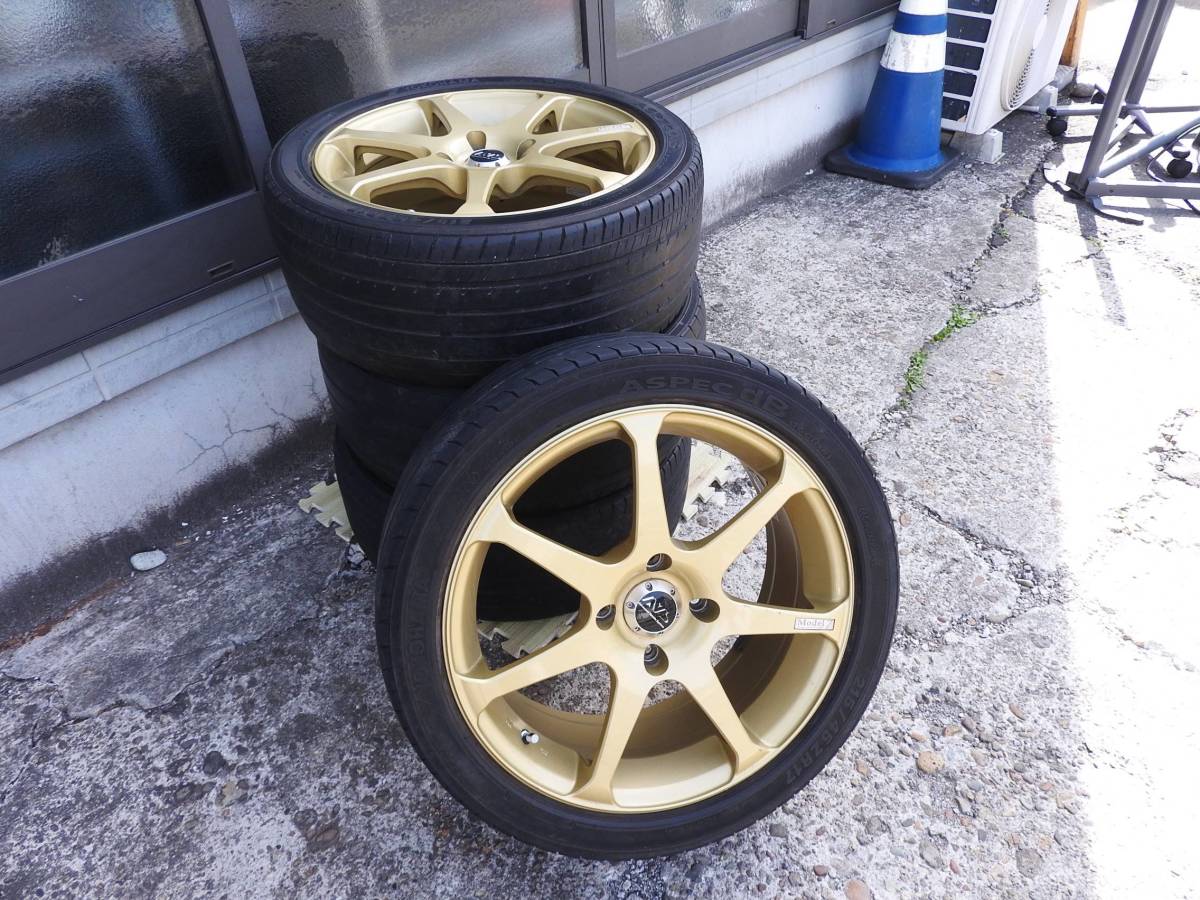 ニッサン・638 AVS model7 17インチ ホイール4本セット