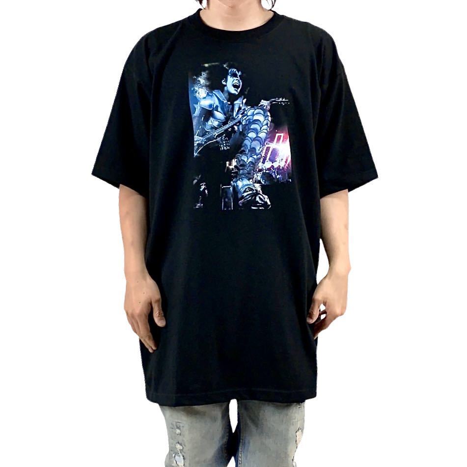 新品 大きい オーバー サイズ XXL 3XL 4XL 5XL 対応 KISS キッス ベース ジーンシモンズ デーモン 聖飢魔II ビッグ Tシャツ ロンT パーカー