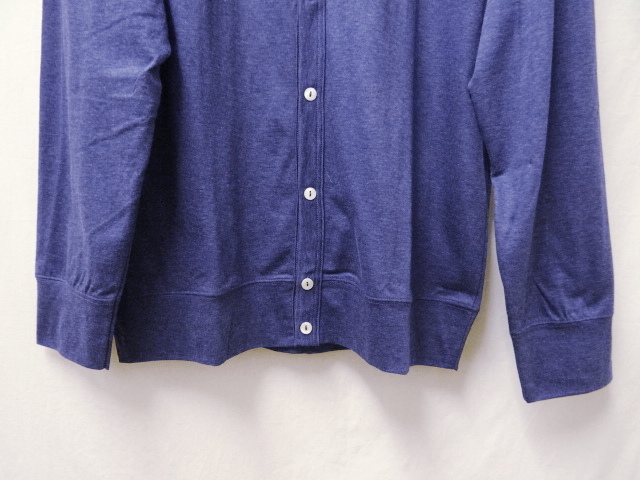 GICIPIjichipi new goods unused Italy made cardigan 4 size BLUE MELANGE