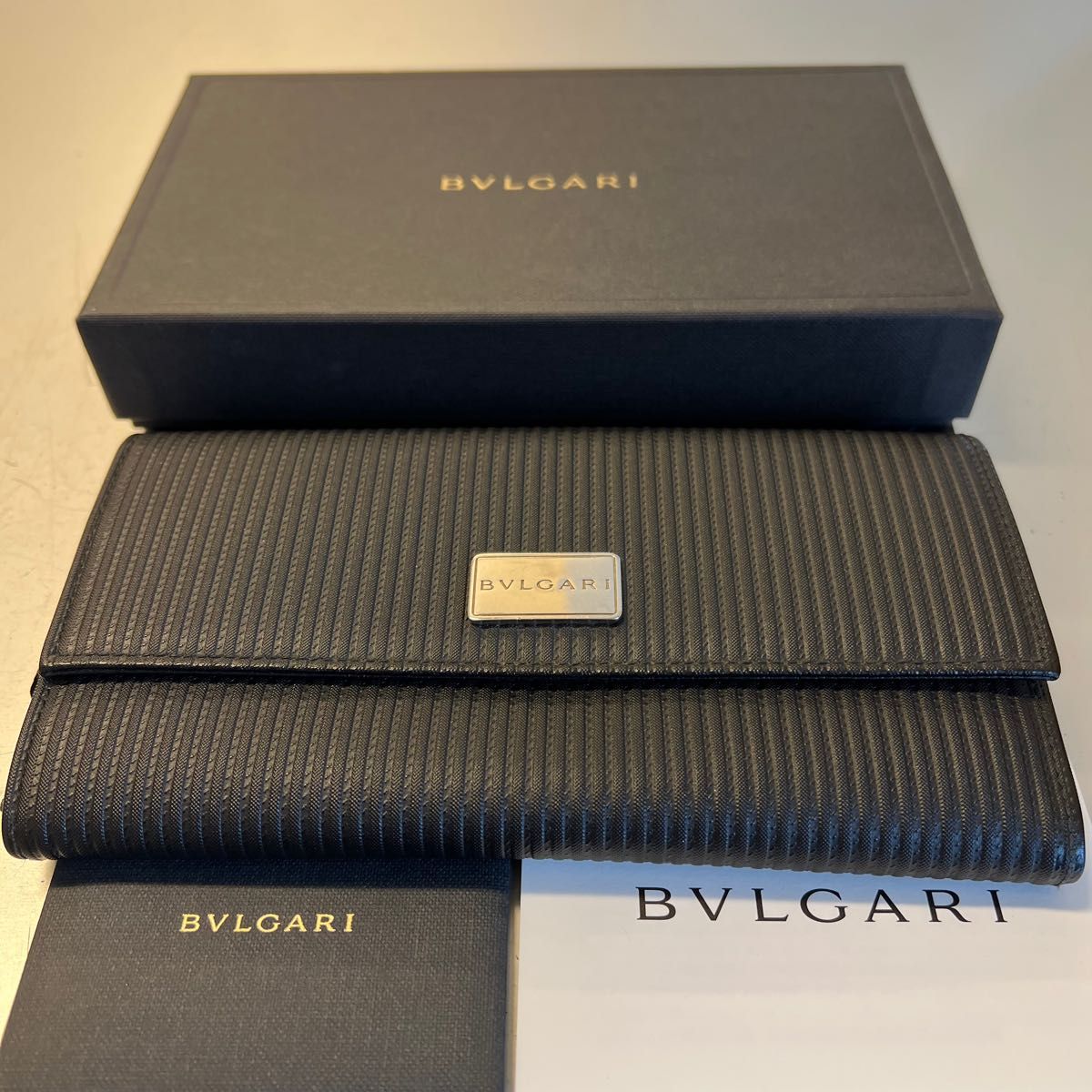 新品同様! ブルガリ BVLGARI 財布 長財布 ミレリゲ