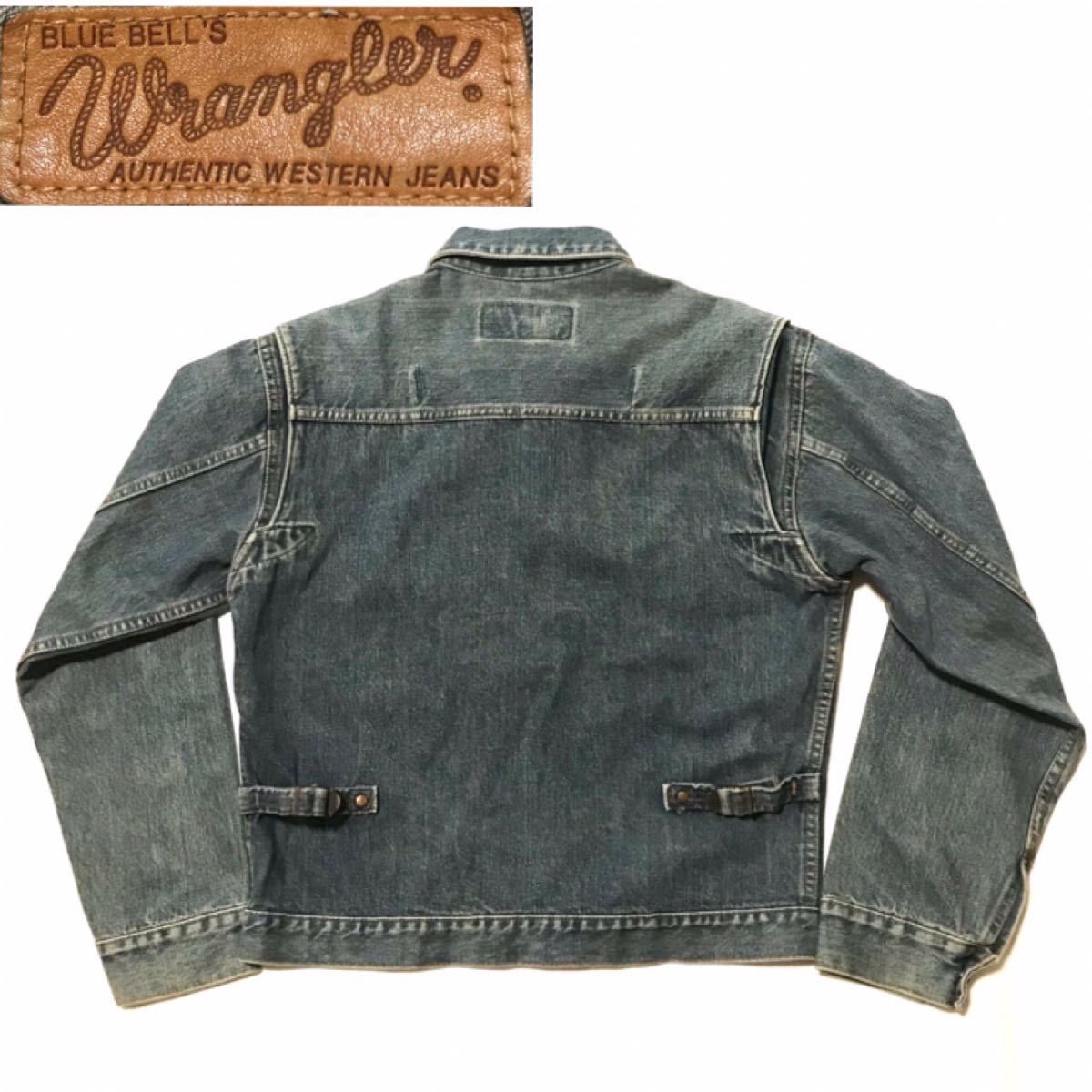 漢の定番！ ビンテージ 90年代 Wrangler ラングラー デニムジャケット 日本製　Gジャン メンズ L ラングラージャパン M4757 11MJ_画像2