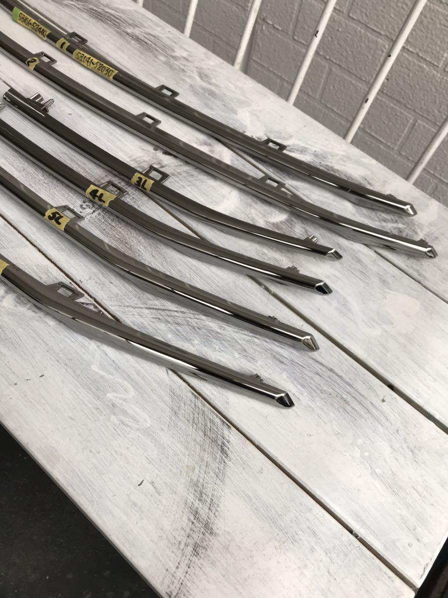 アクア G's GR NHP10 前期中期 フロントグリル メッキモール セット