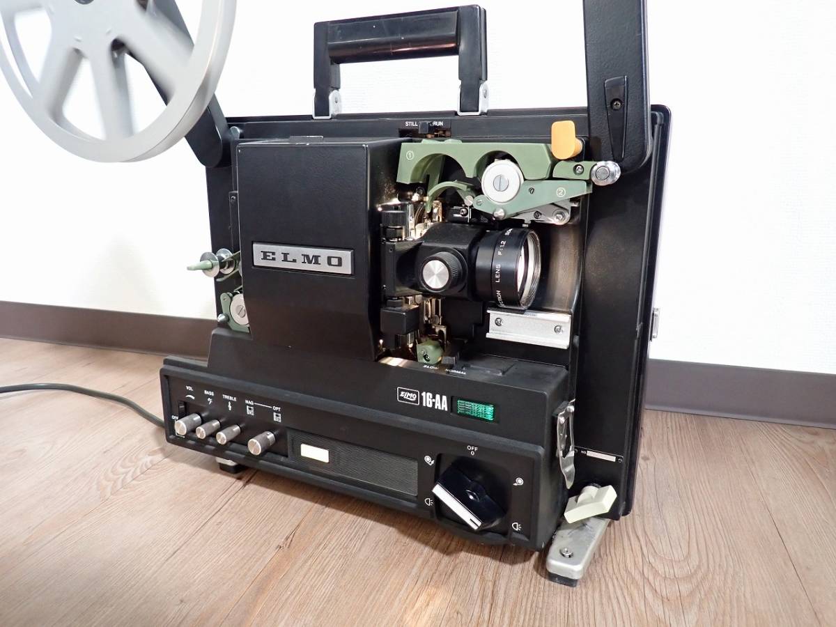 映写機 ELMO 16-AA エルモ 16mm サウンドプロジェクター リール