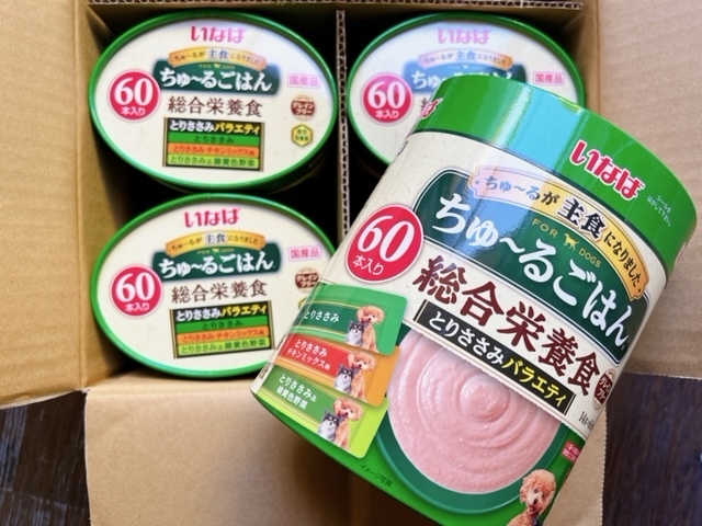 ○60本×4箱セット♪ 国産 いなば ちゅーるごはん 総合栄養食 とりささみバラエティ いなば ちゅーる ごはん 総合栄養食 60本