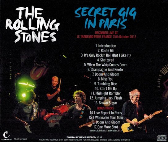 ROLLING STONES / SECRET GIG IN PARIS_画像2