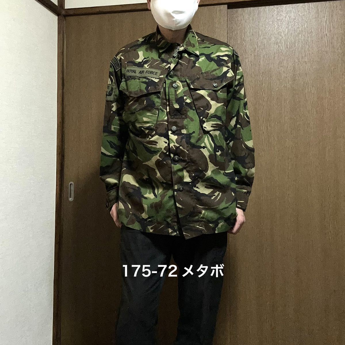 L相当 イギリス軍 古着迷彩フィールドジャケット 180/104サイズ L相当 イギリス軍 古着迷彩フィールドジャケット 180/104サイズ