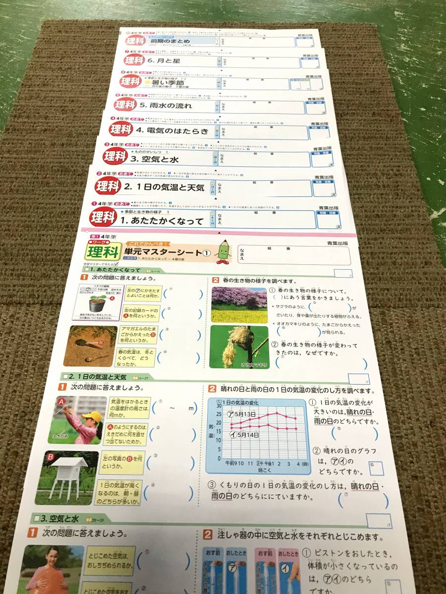 小学生 カラーテスト 答えたしかめシート 小学4年生 国語 光文書 小学生 カラーテスト 答えたしかめシート 小学4年生 国語 光文書