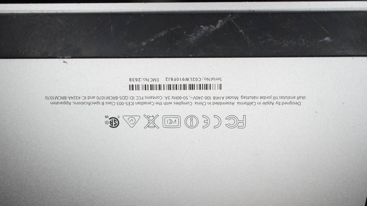 【L4キャッシュ搭載プロセッサー・Iris Pro グラフィックス】Apple iMac (21.5-inch, Late 2013) A1418 EMC 2638_画像3