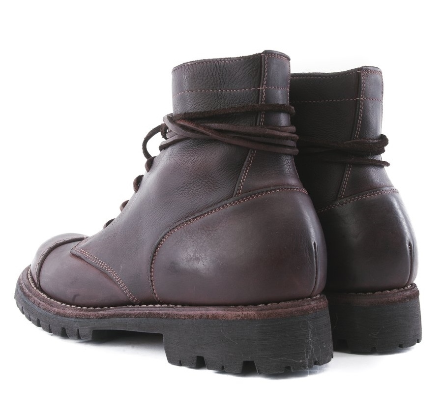 新品 GUIDI グイディ 5305V HORSE LEATHER LACE SHOES バーガンディ 44