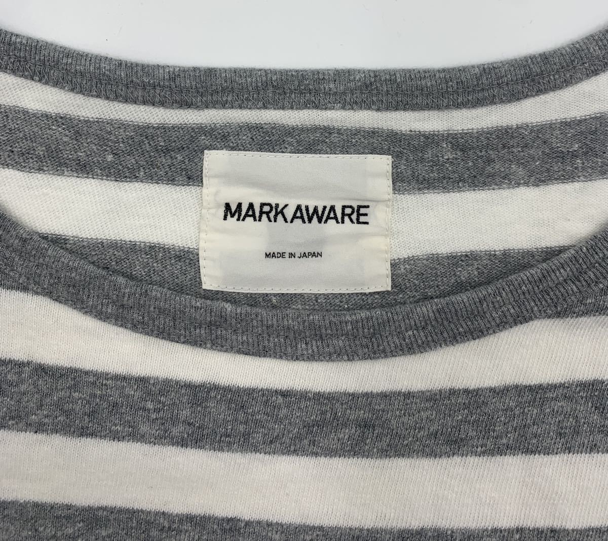 MARKAWARE マーカウェア ボーダーTシャツ 1_画像4