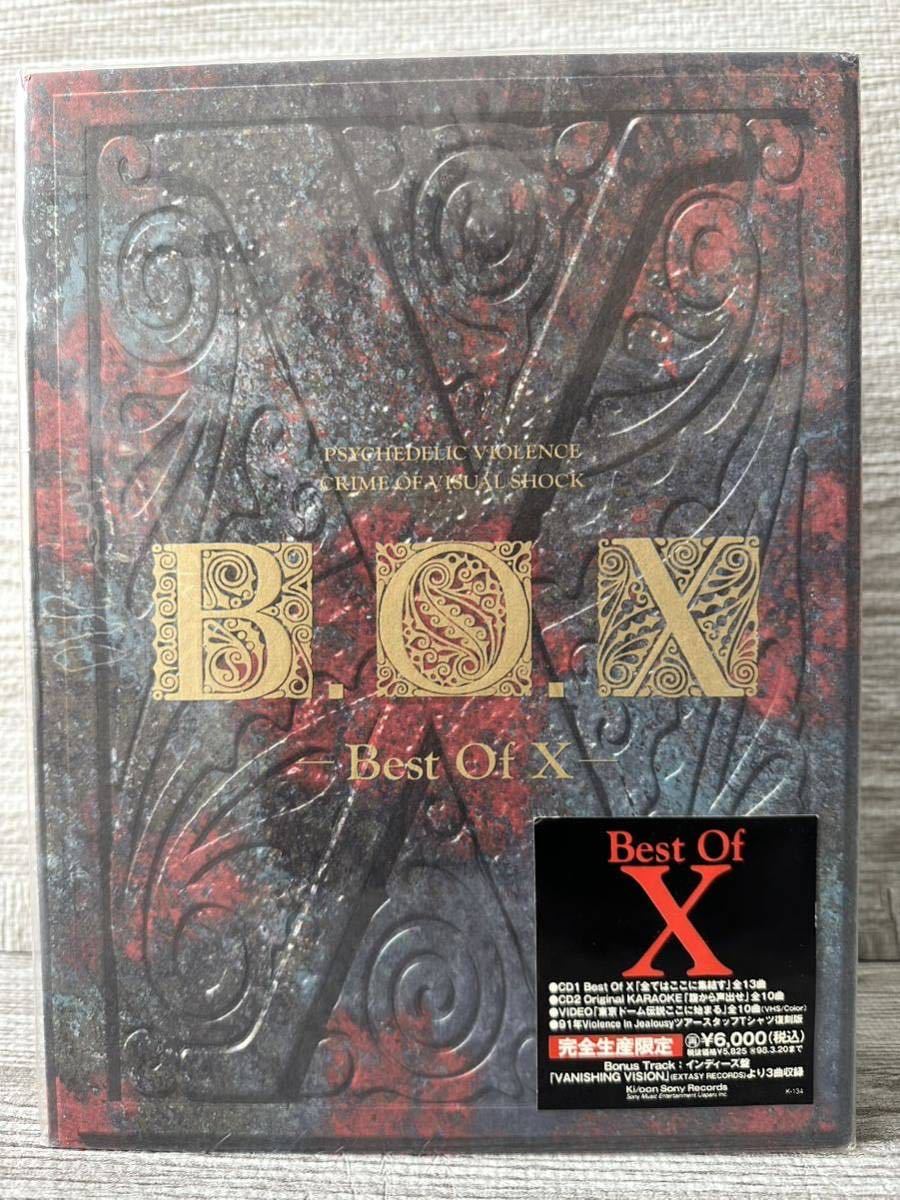 [ нераспечатанный ] редкий X JAPAN ( X )BEST OF BOX совершенно производство ограничение hide Yoshiki ограничение box 