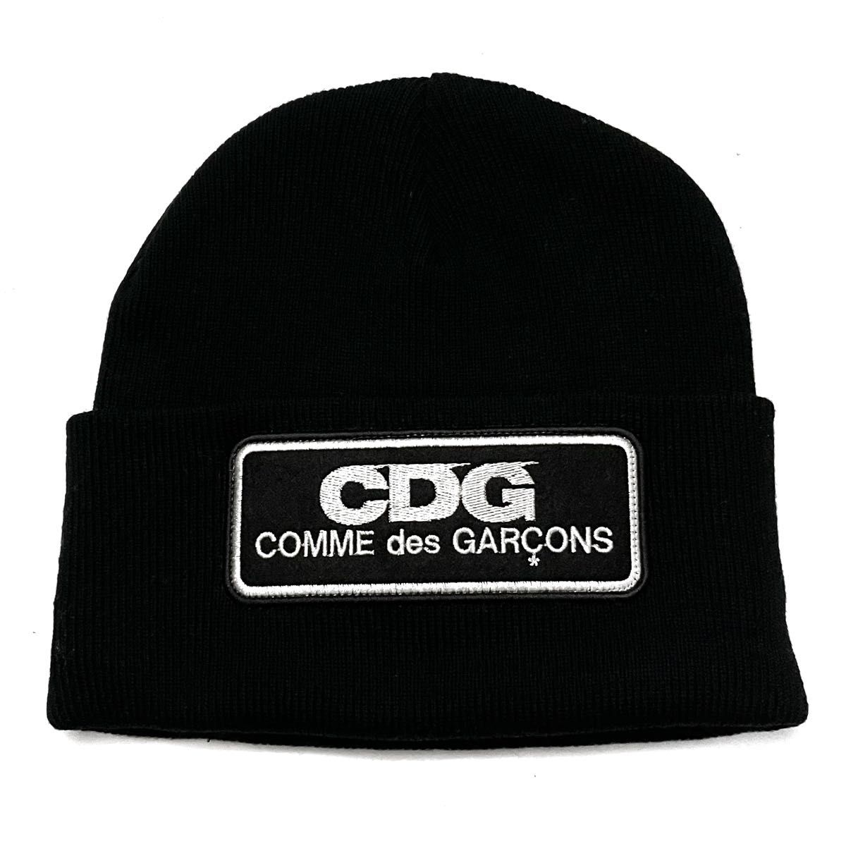 CDG Comme des Garons コム デ ギャルソン ニット帽 ビーニー ニット キャップ 帽子 ブラック 黒 新古品