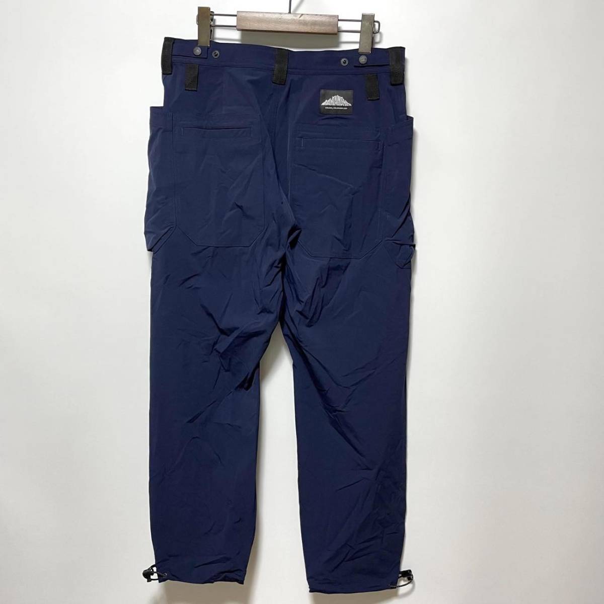 新品 マウンテンスミス 撥水加工ストレッチカーゴパンツ 定価19,580円 M 送料210円〜 MOUNTAIN SMITH ネイビー MS STRETCH PANTS F/CE._画像3