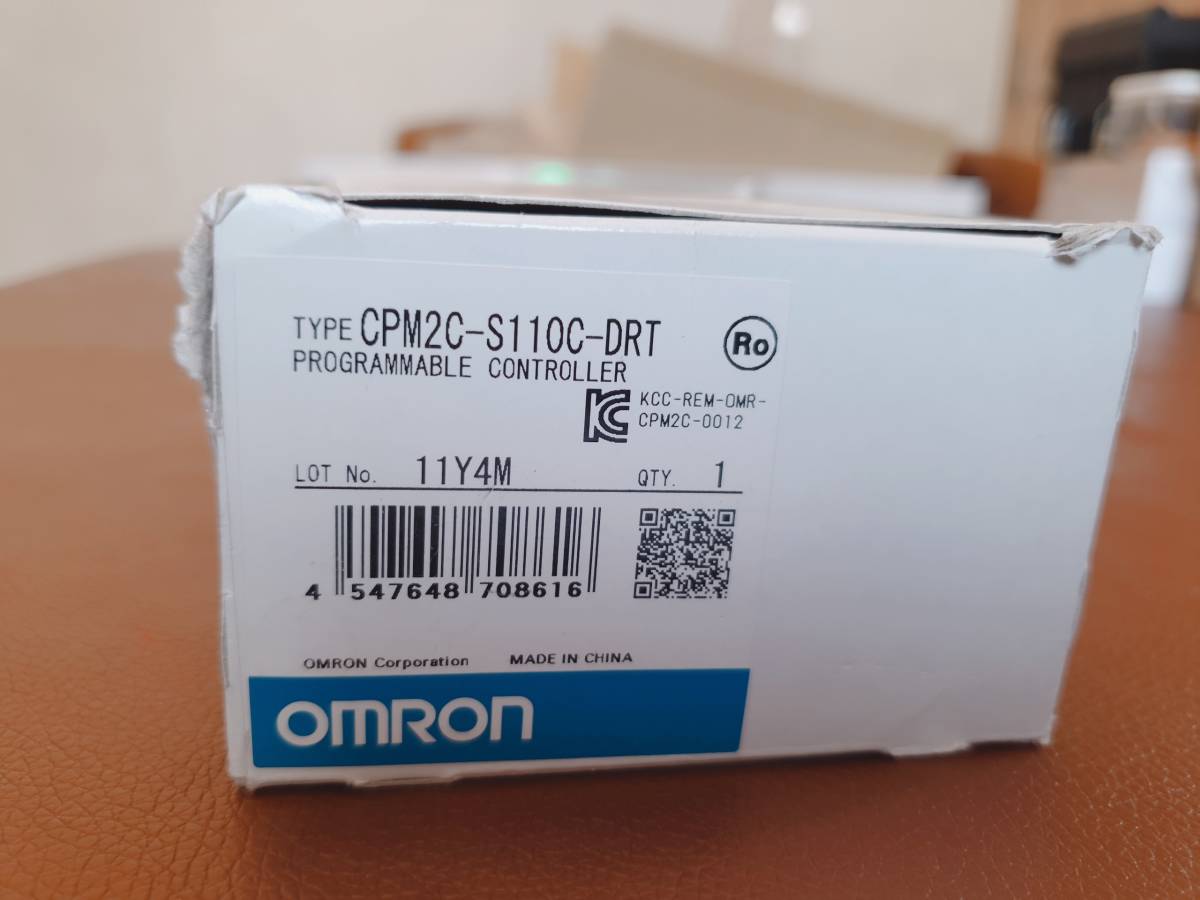 値下げ【新品】未使用　オムロン OMRON プログラマルコントローラCPM2Cシリーズ CPUユニット CPM2C-S110C-DRT 1点価格_画像1