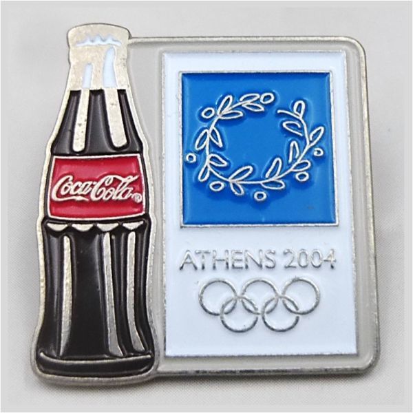 経典ブランド コーラ 2004オリンピックバッチ
