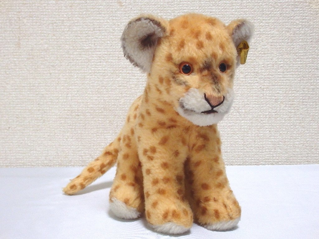 Steiffシュタイフ ビンテージ・子ライオンのランゴ 19㎝ テディベア